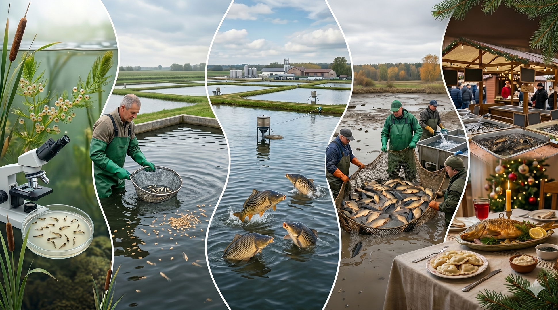 Jak wygląda cykl hodowli karpia?